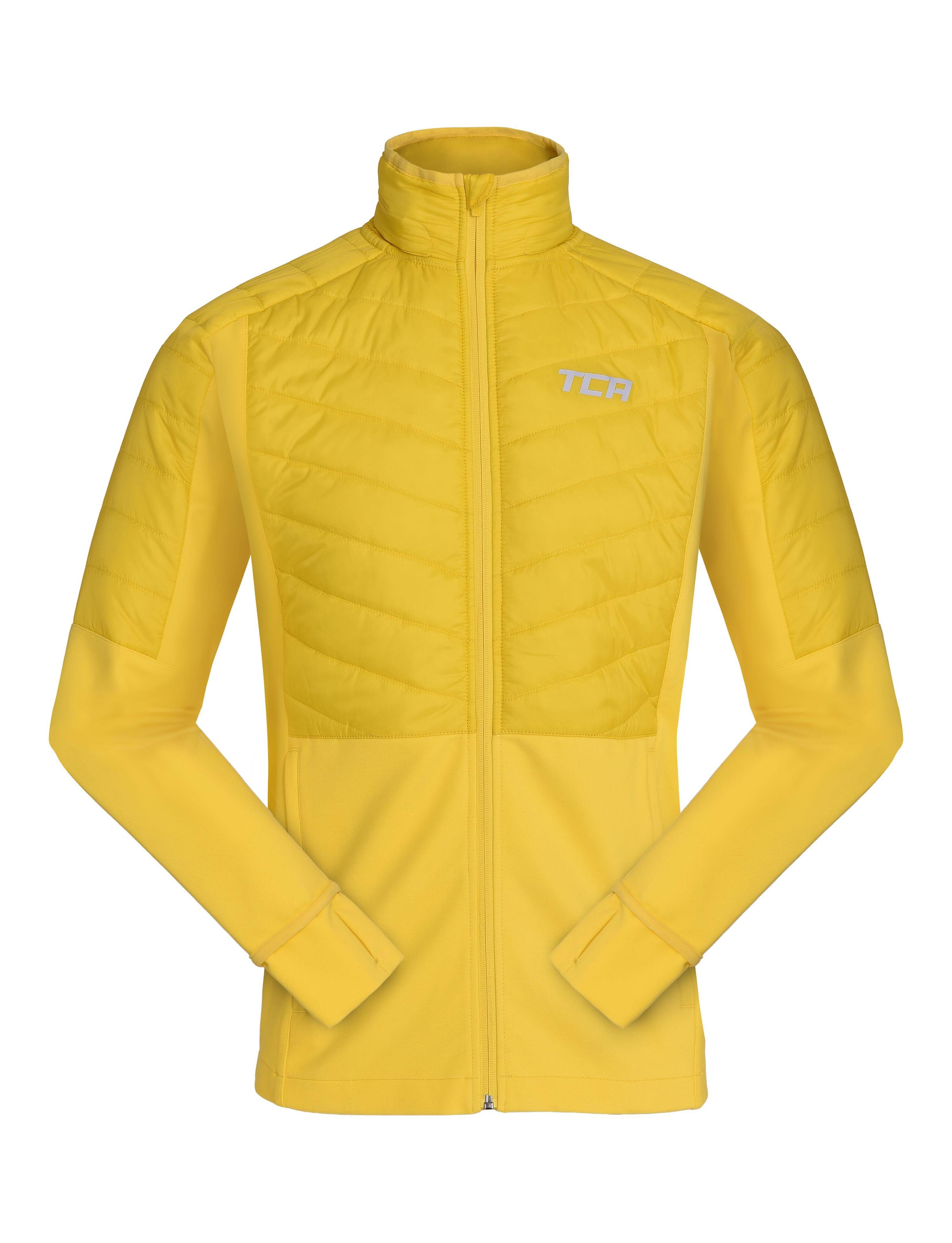 TCA Boys' Excel All-Season Lightweight Jacket - Vibrant Yellow