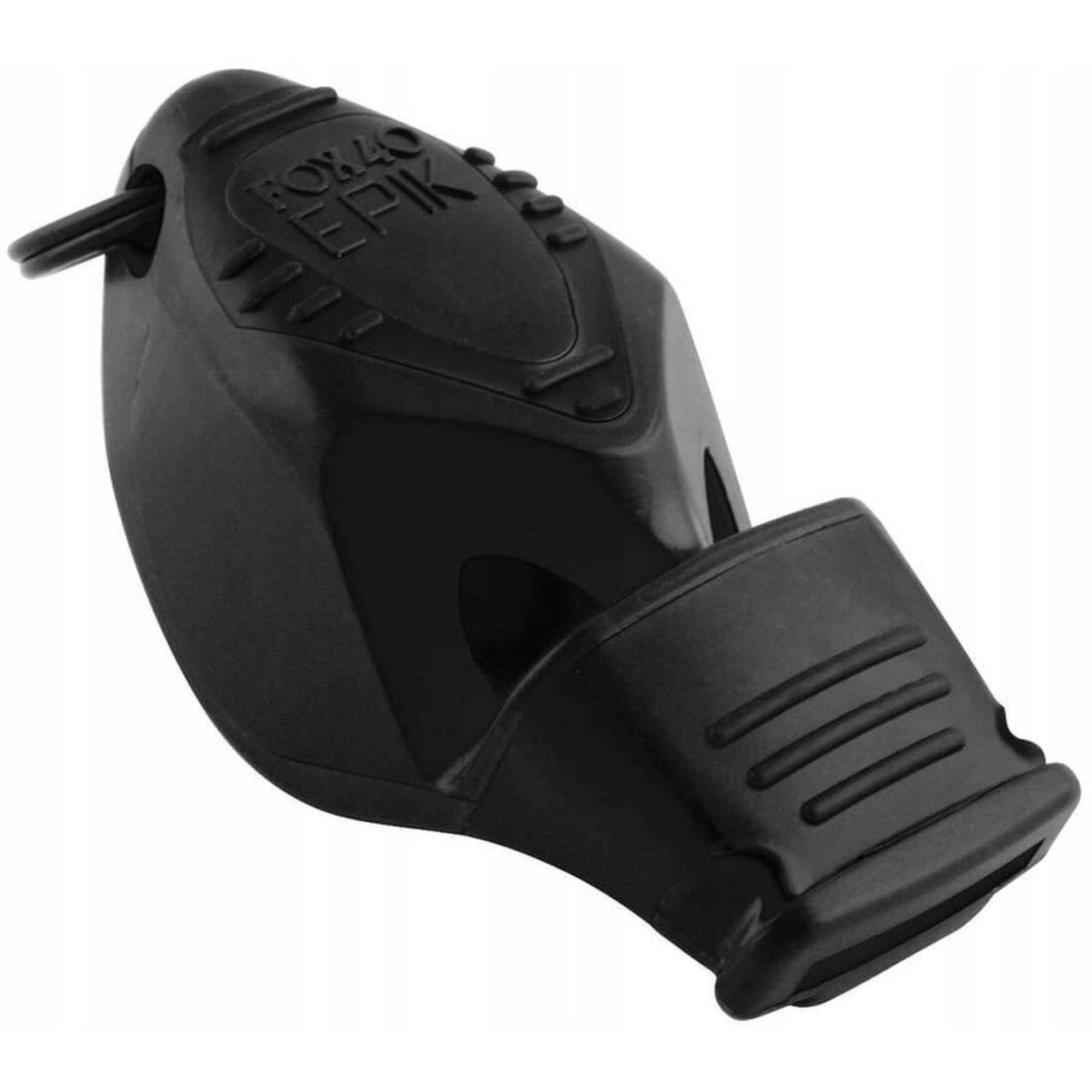 FOX40 Silbato Fox 40 Epik CMG Negro con Cordón