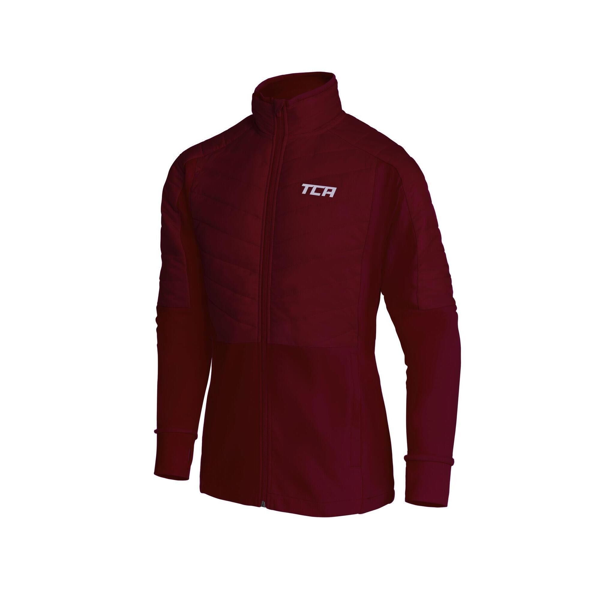 TCA Men's Excel All-Season Lightweight Jacket - Cabernet