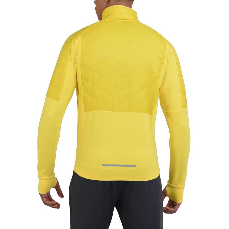 Veste de course superhermique pour hommes avec poches zippées et capot