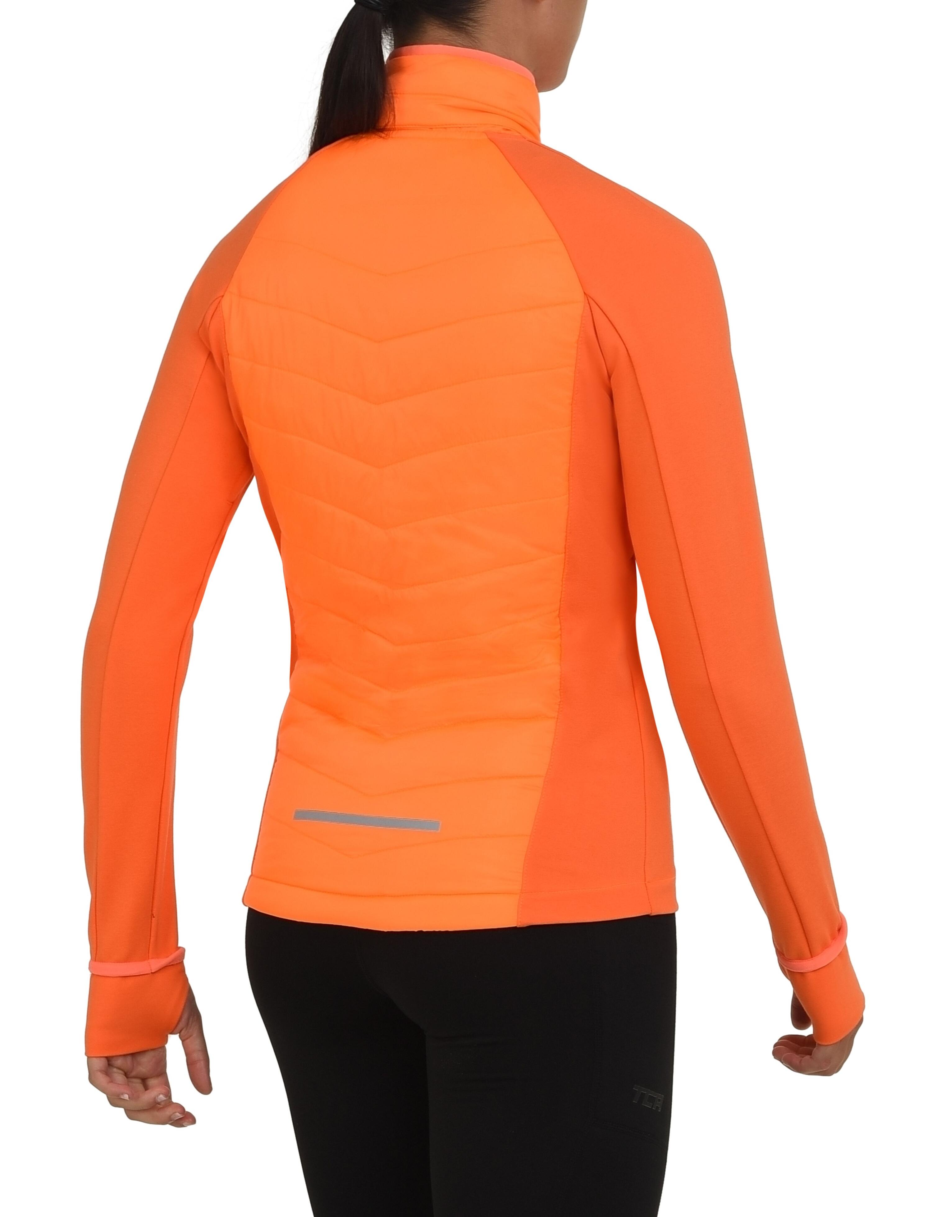 Women's Excel All-Season Lightweight Jacket - Neon Orange 3/4