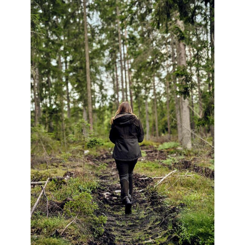 Pinewood Furudal Tracking Outdoorbroek - Women - Dark Moss Green/Moss Green