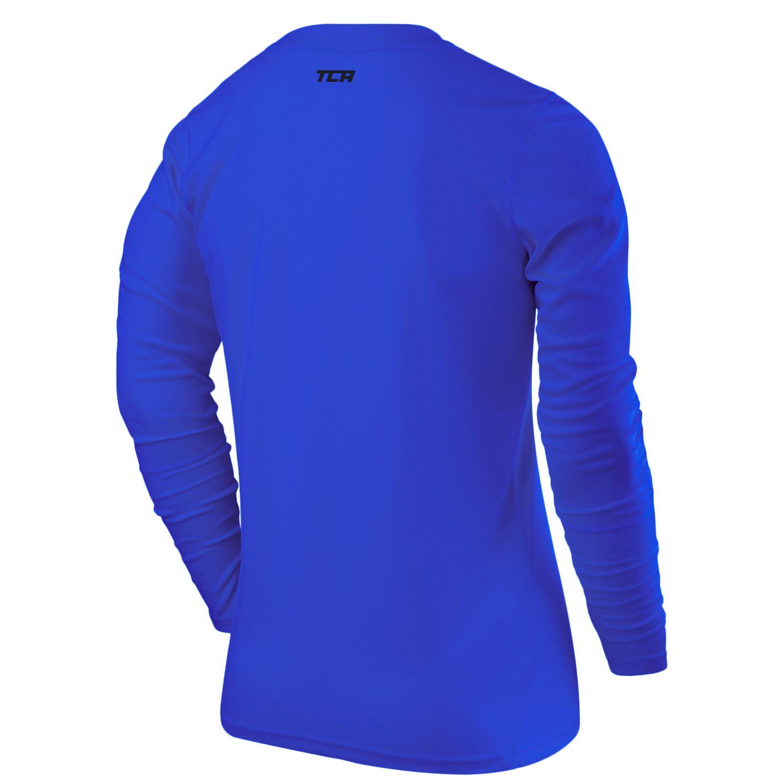 Men's Element Long Sleeve Quick Dry Running Top - Grey/Blue 3/5