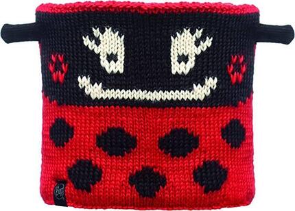 Ladybug Fleece Kinder Winter Snood rot