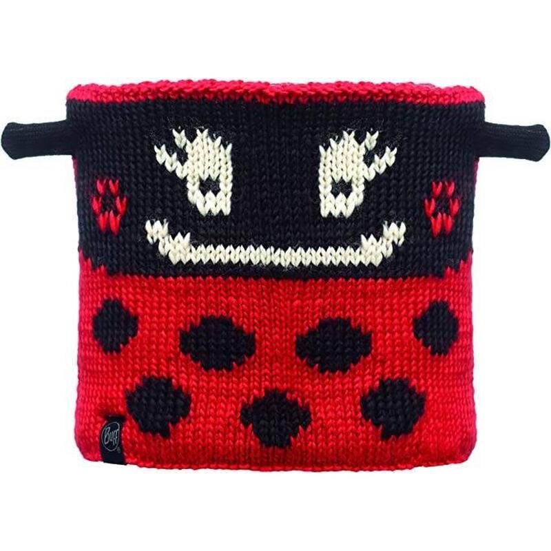 Ladybug Fleece Kinder Winter Snood rot