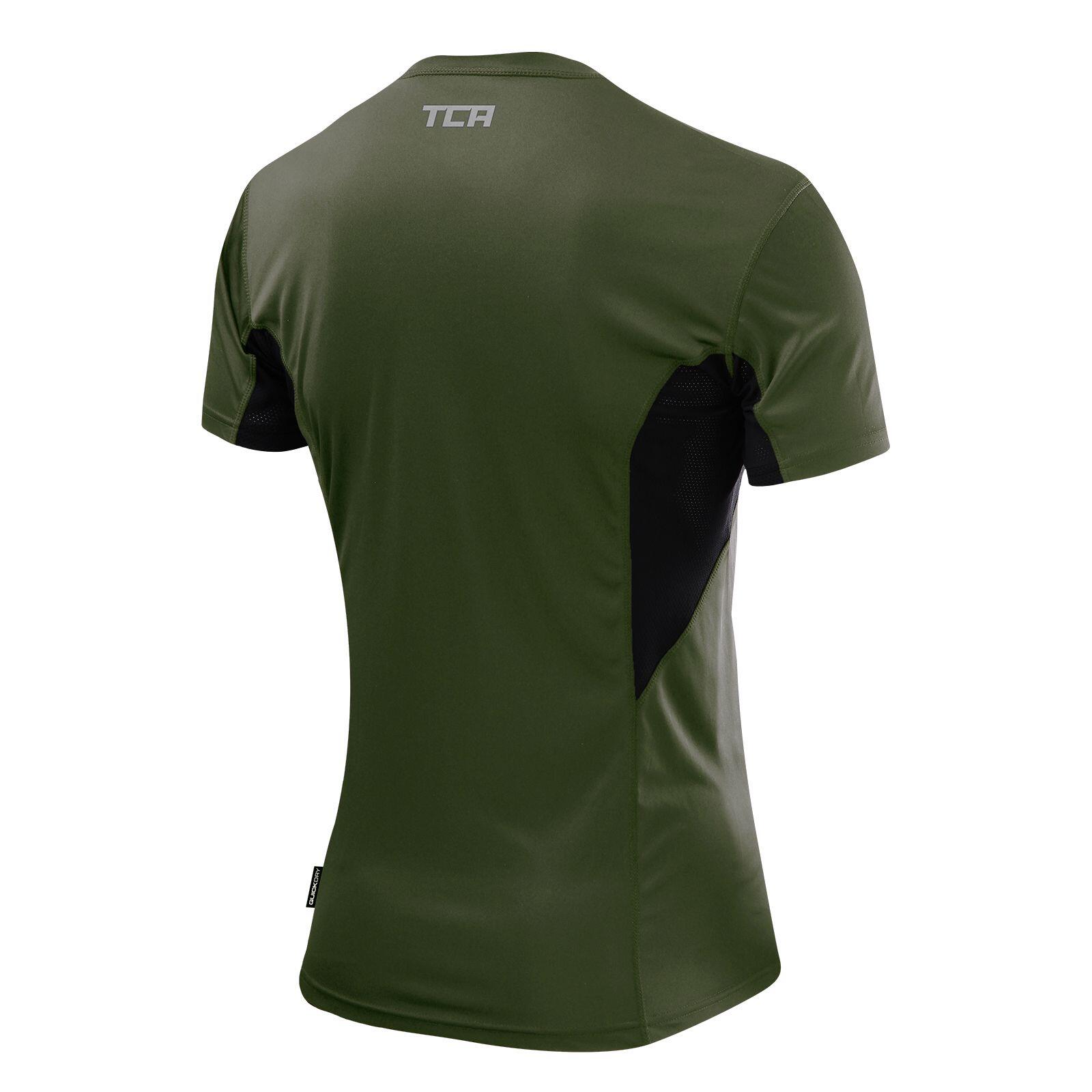 Men's Atomic Quick Dry Running T-Shirt - Forest Night 2/5