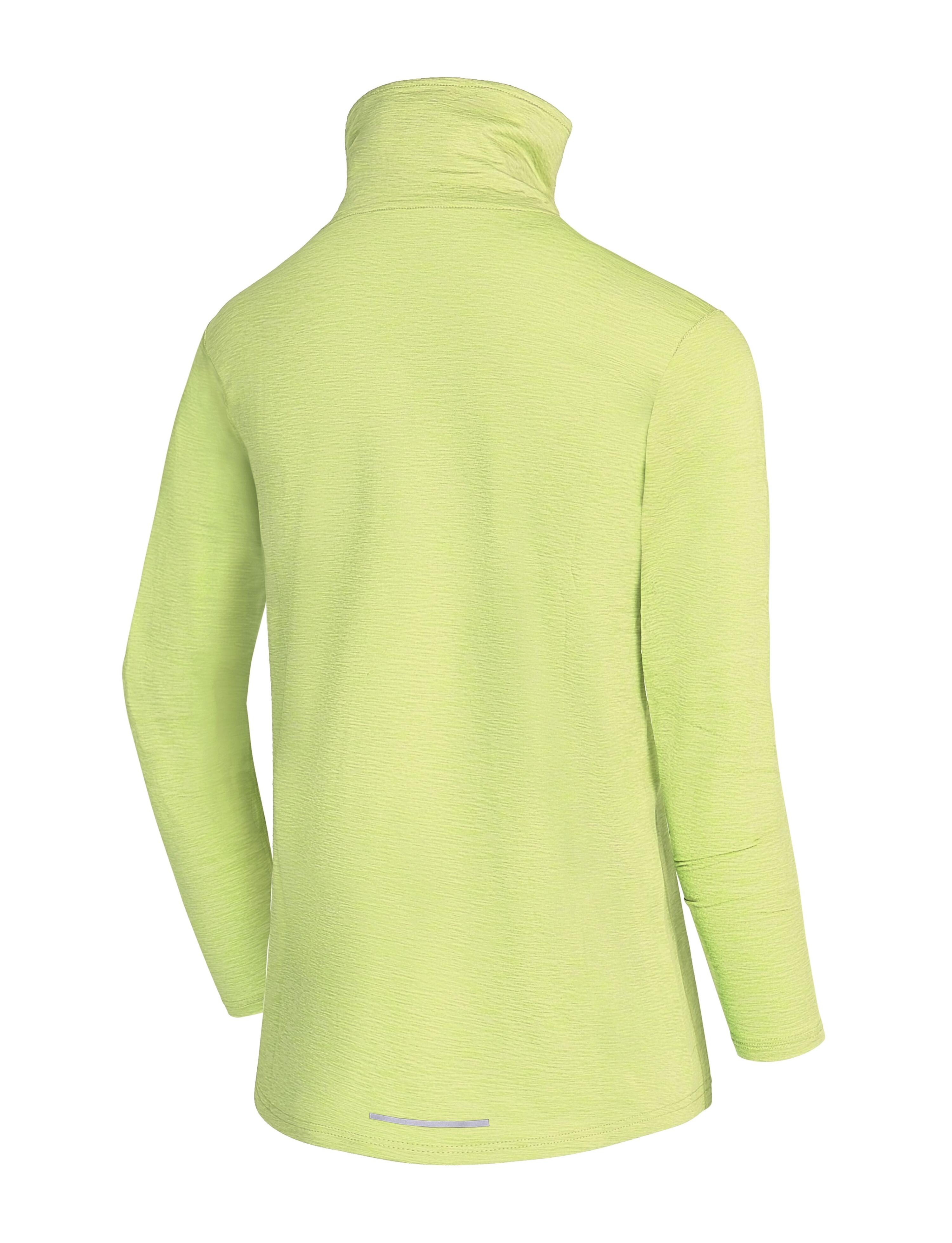 Boy’s Thermal Funnel Neck Top - Lime Punch 3/5