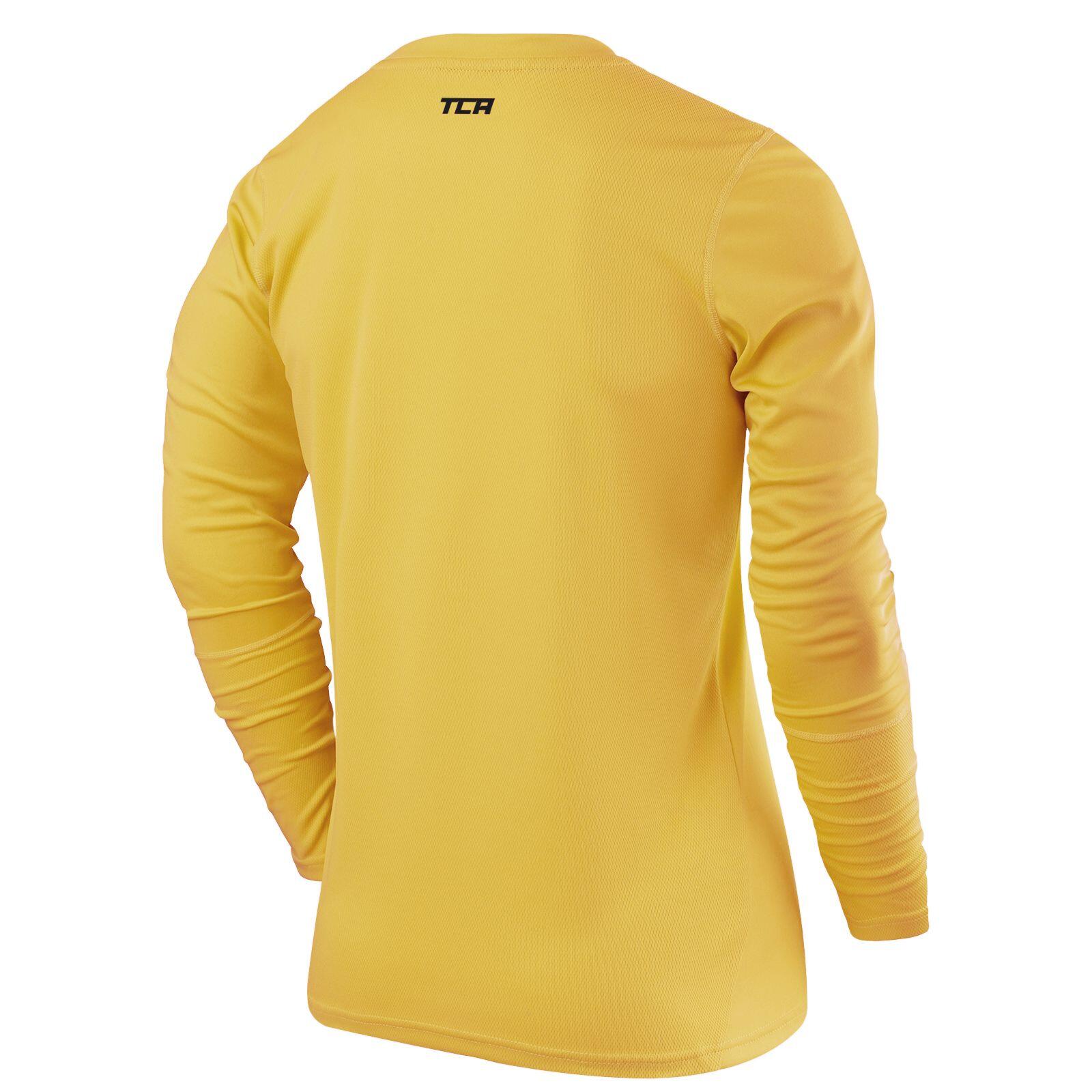 Men's Element Long Sleeve Quick Dry Running Top - Grey/Yellow 3/5