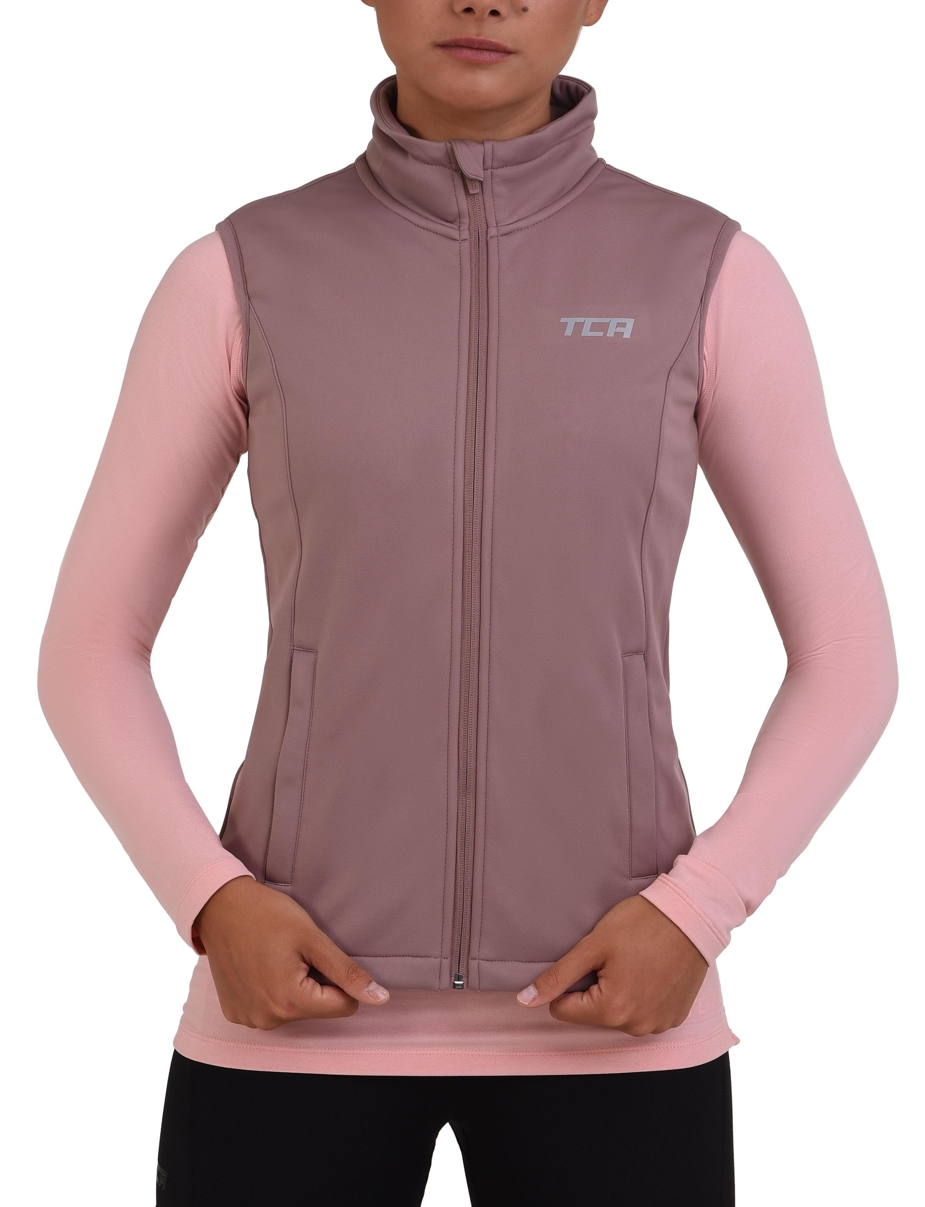 TCA Women's Wind Proof Gilet with Zip Pockets - Antler (Brown)