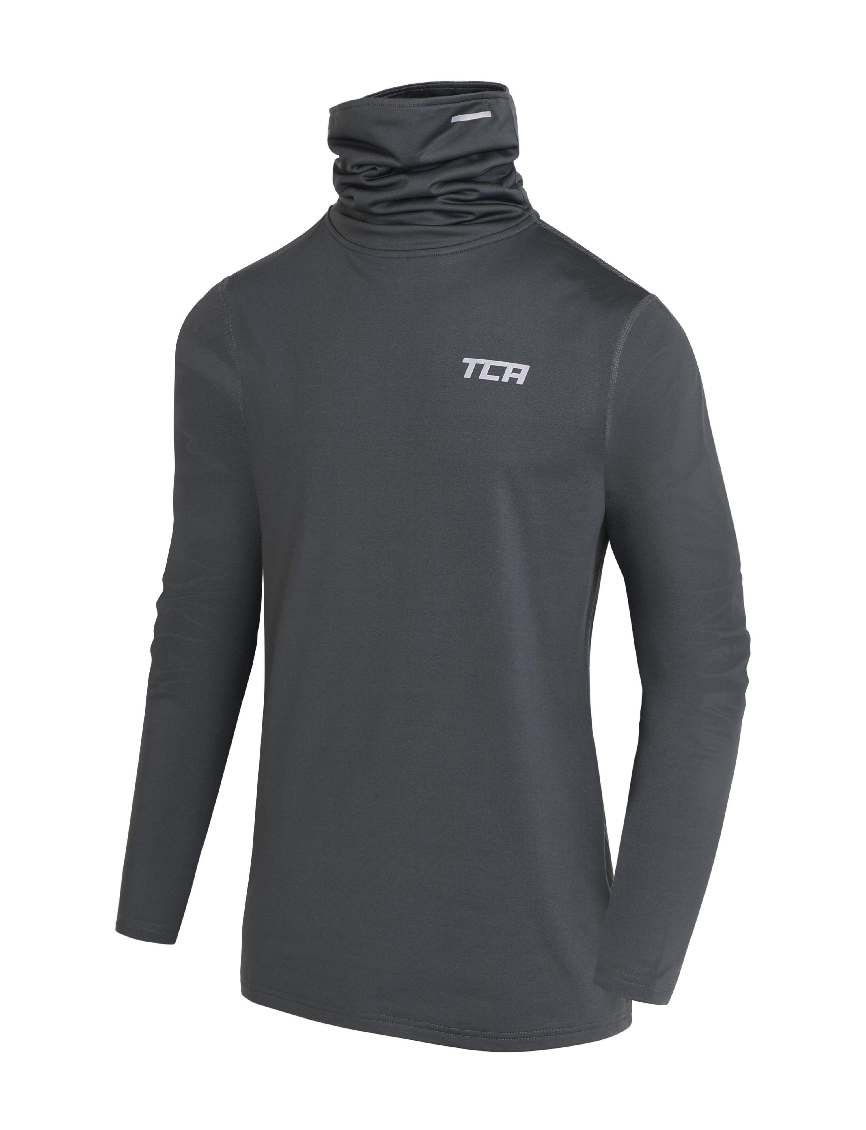 TCA Boy’s Thermal Funnel Neck Top - Darkest Spruce