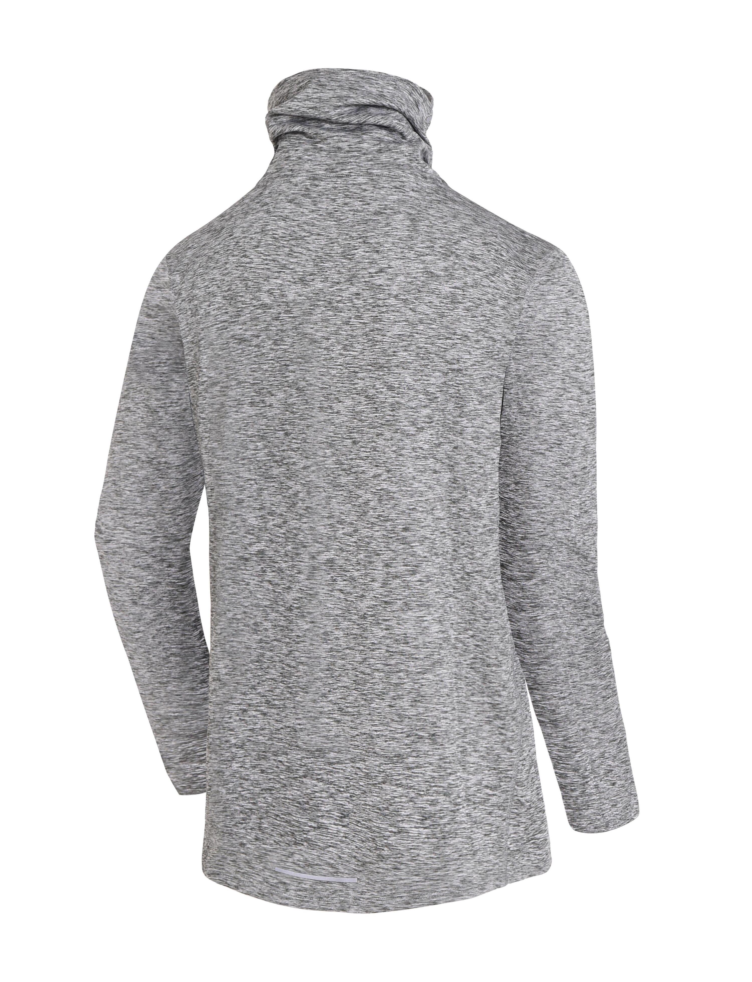 Boy’s Thermal Funnel Neck Top - Quiet Shade Marl 3/5