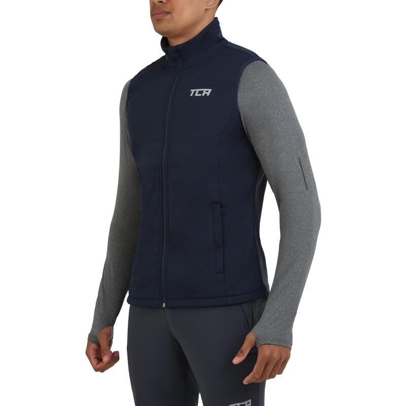 Gilet de poids mouche pour hommes avec poches zippées