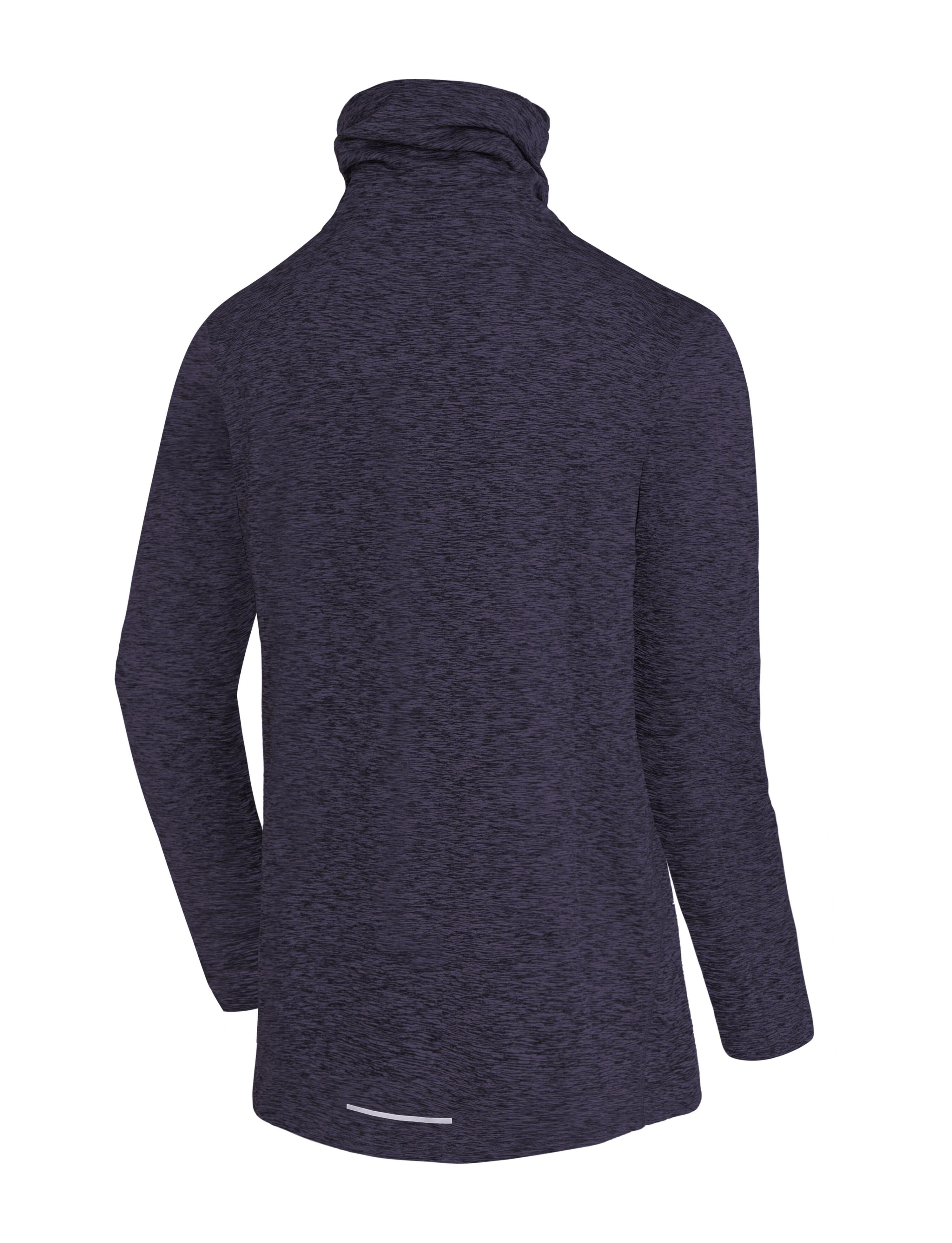 Boy’s Thermal Funnel Neck Top - Night Sky Marl 3/5