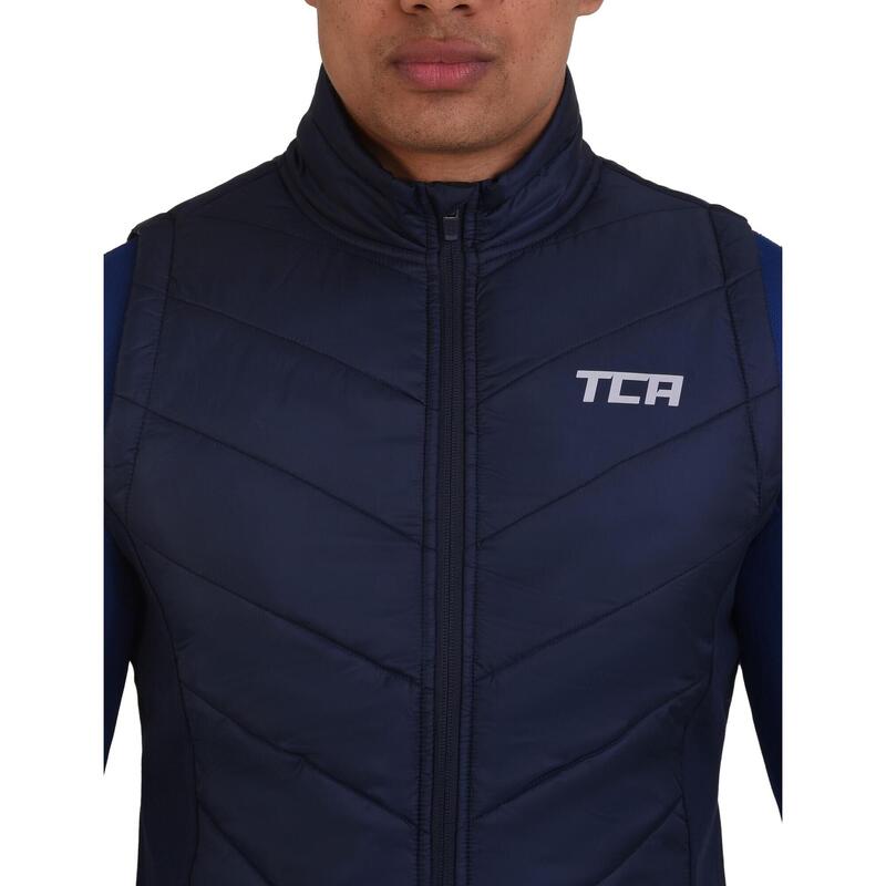 Gilet avec Poches à Fermeture Éclair Excel Runner pour Hommes