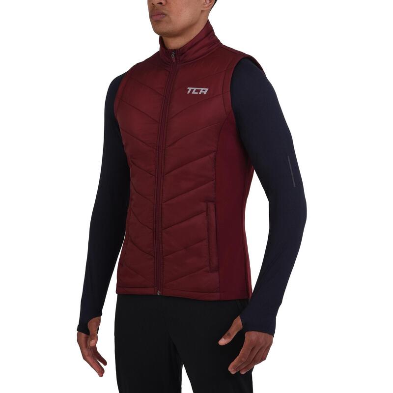 Gilet Excel Runner da uomo con tasche con zip