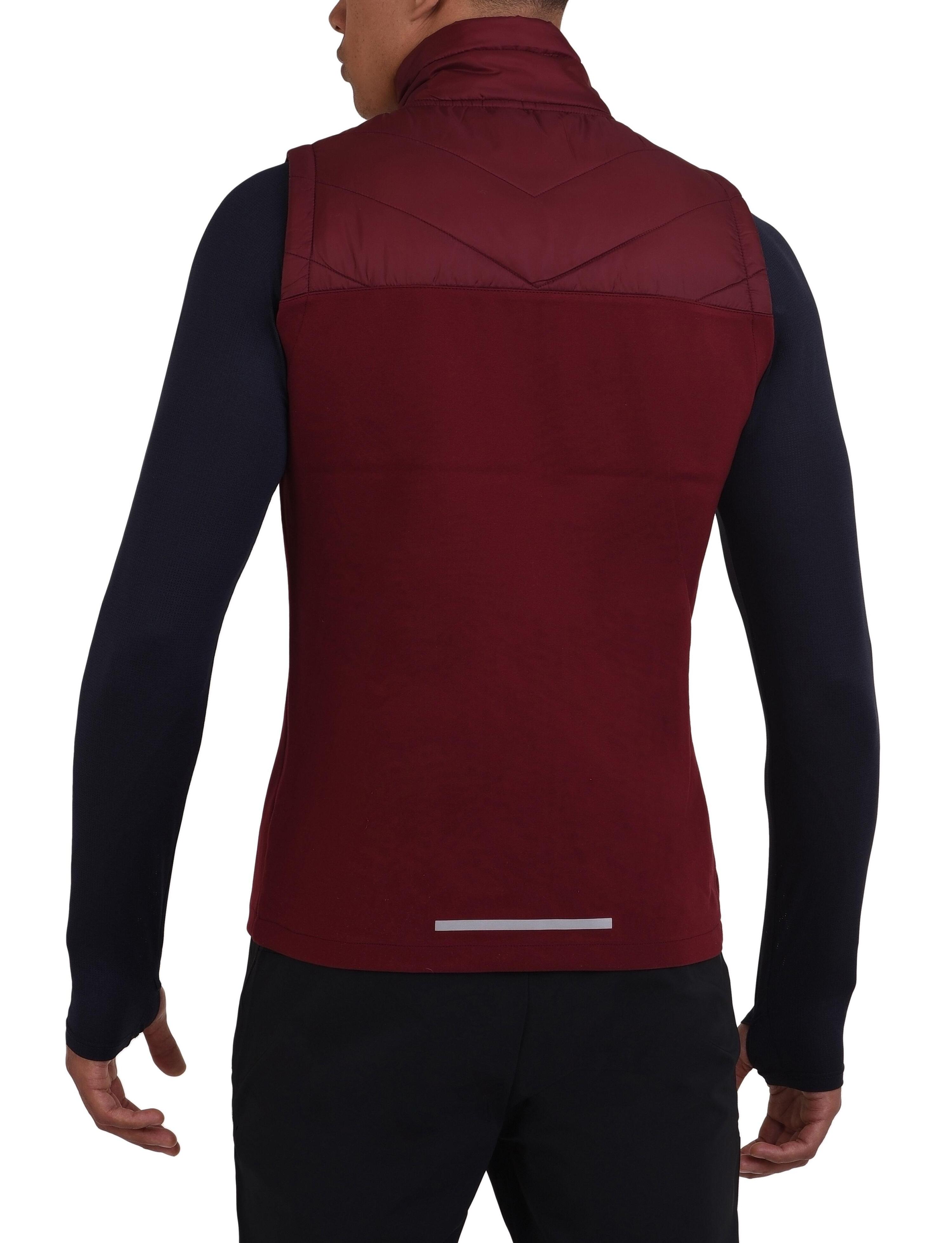 Men's Excel Winter Gilet with Zip Pockets - Cabernet 3/5