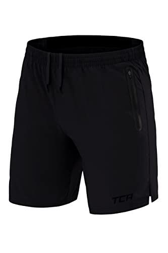 Boys' Elite Tech Lightweight Running Shorts with Zip Pockets - Triple Black 1/5