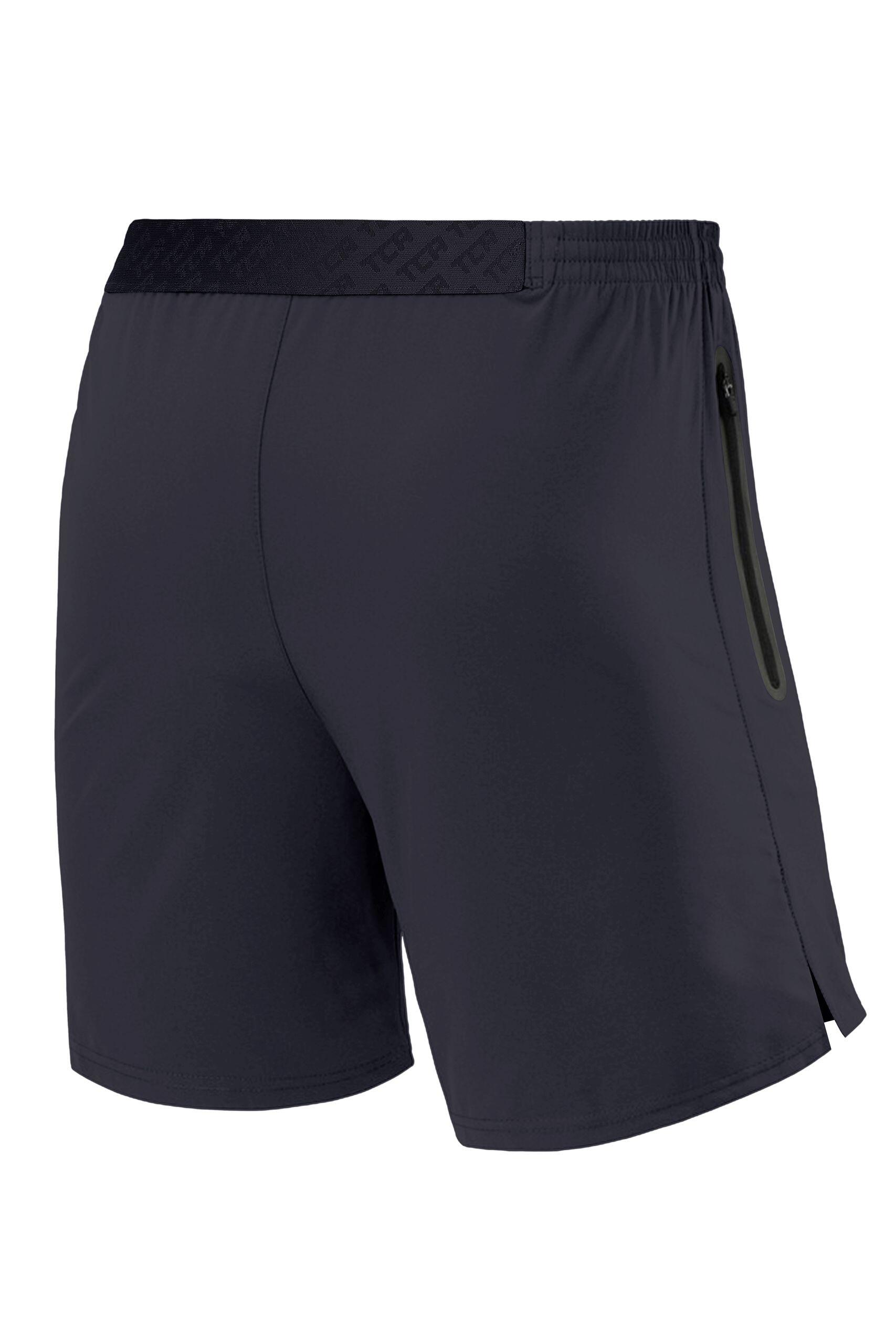 Boys' Elite Tech Lightweight Running Shorts with Zip Pockets - Smoke Grey 2/5