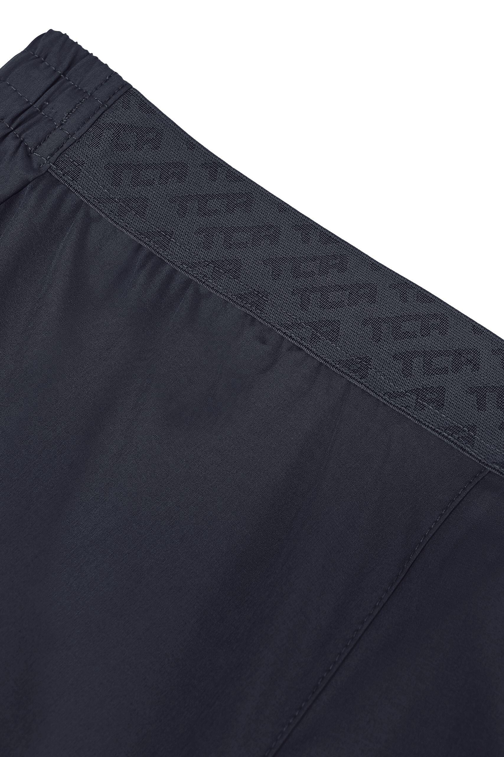 Boys' Elite Tech Lightweight Running Shorts with Zip Pockets - Smoke Grey 3/5