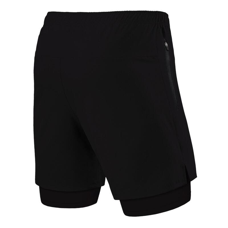 Short 2-en-1 Ultra avec Poche à Fermeture Éclair pour Hommes