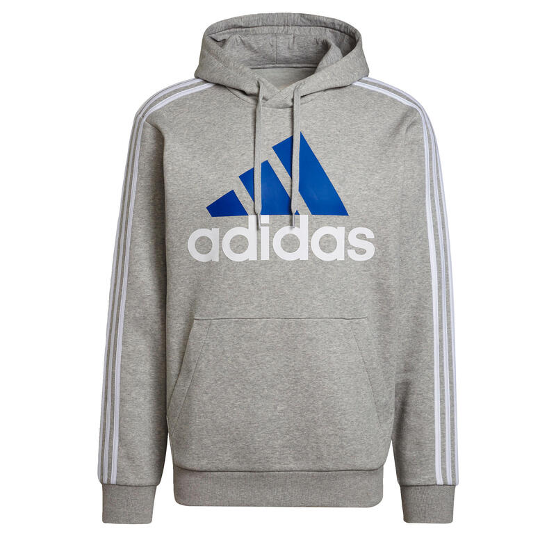 Essentials Fleece 3-Stripes Logo Hoodie