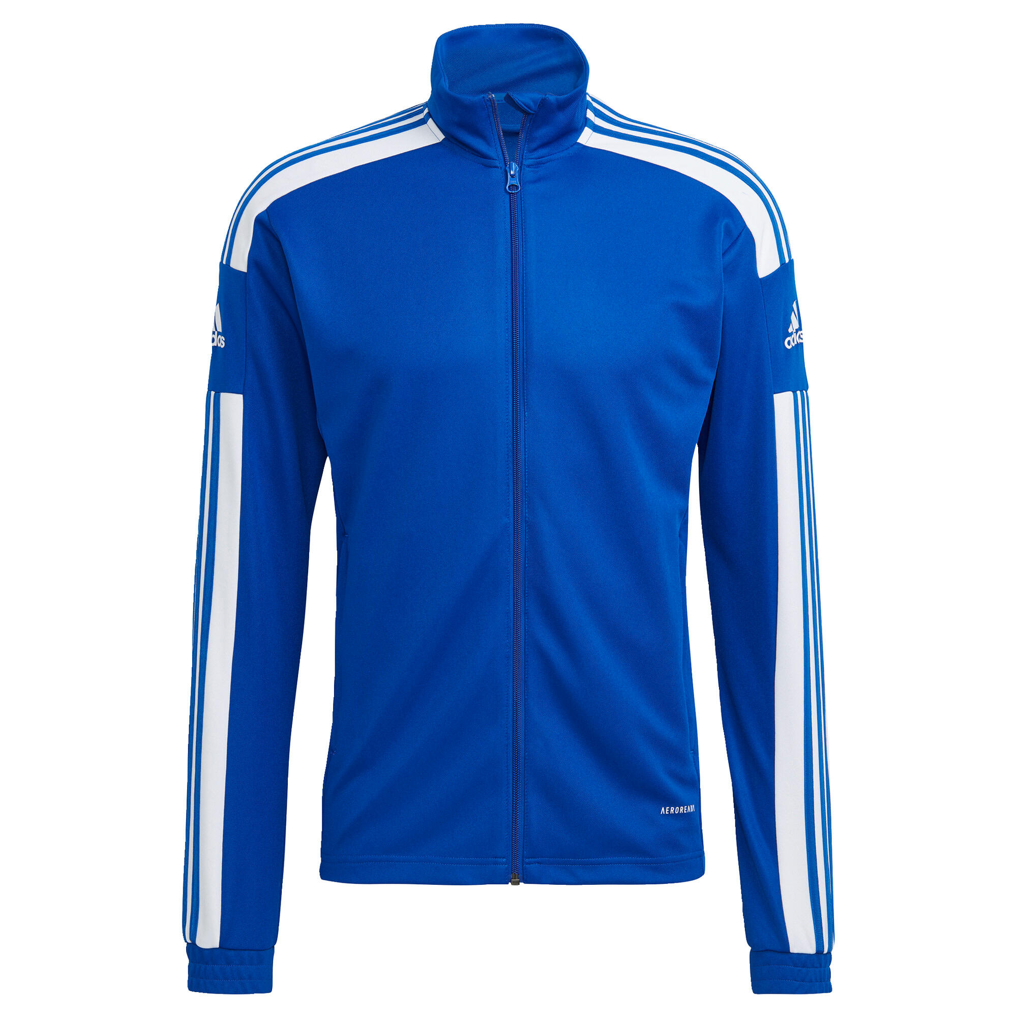 Adidas - Veste D'Entraînement Squadra 21 - Sweat Zippé - Blanc|bleu - 38 S - Decathlon