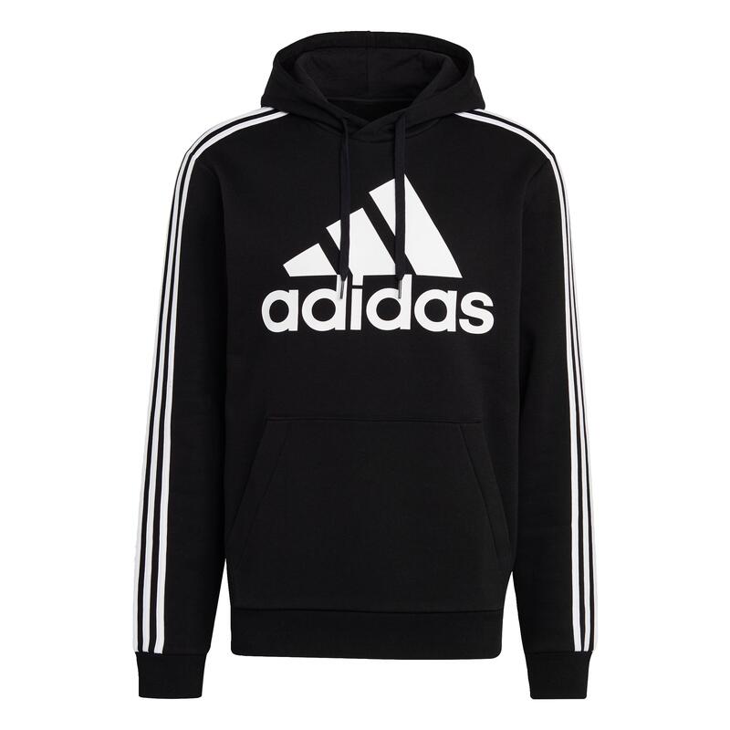 Essentials Fleece 3-Stripes Logo Hoodie