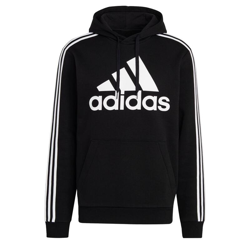 Essentials Fleece 3-Stripes Logo Hoodie