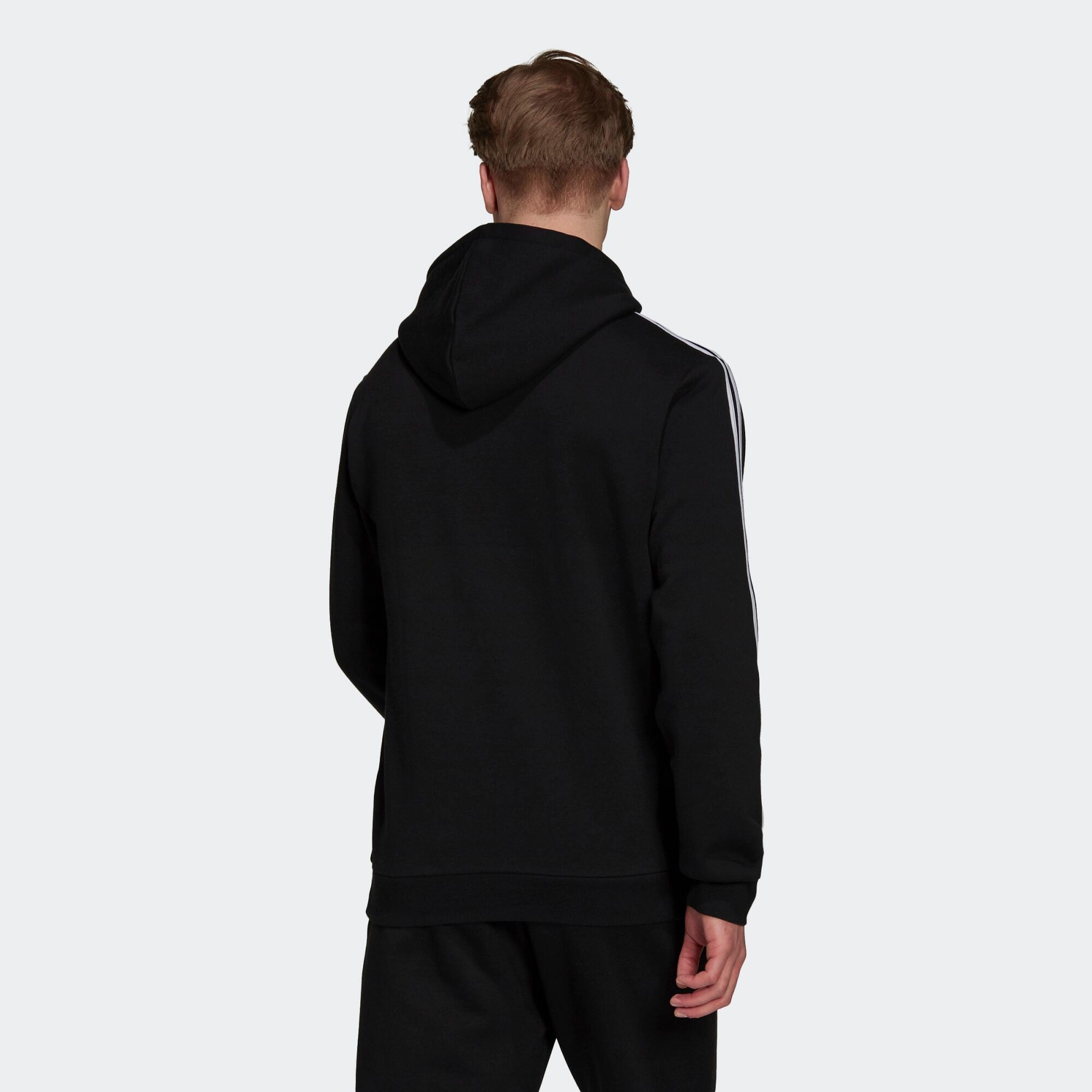 Essentials Fleece 3-Stripes Logo Hoodie 4/5