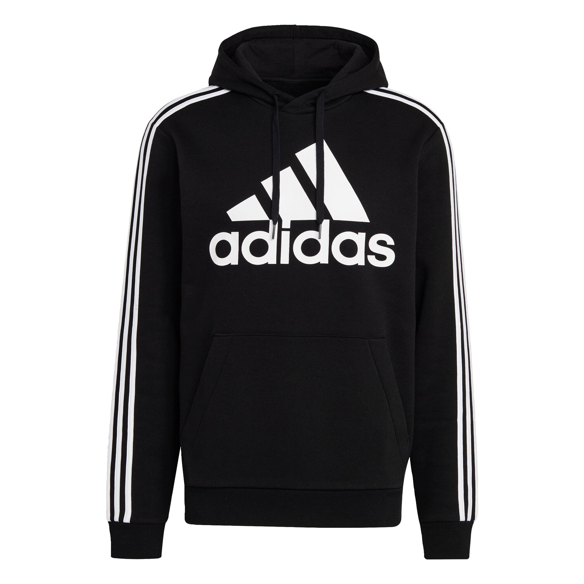 Felpa con cappuccio Essentials Fleece 3-Stripes Logo 2/5
