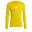 Tricou adidas Maneci Lungi Galben Fotbal