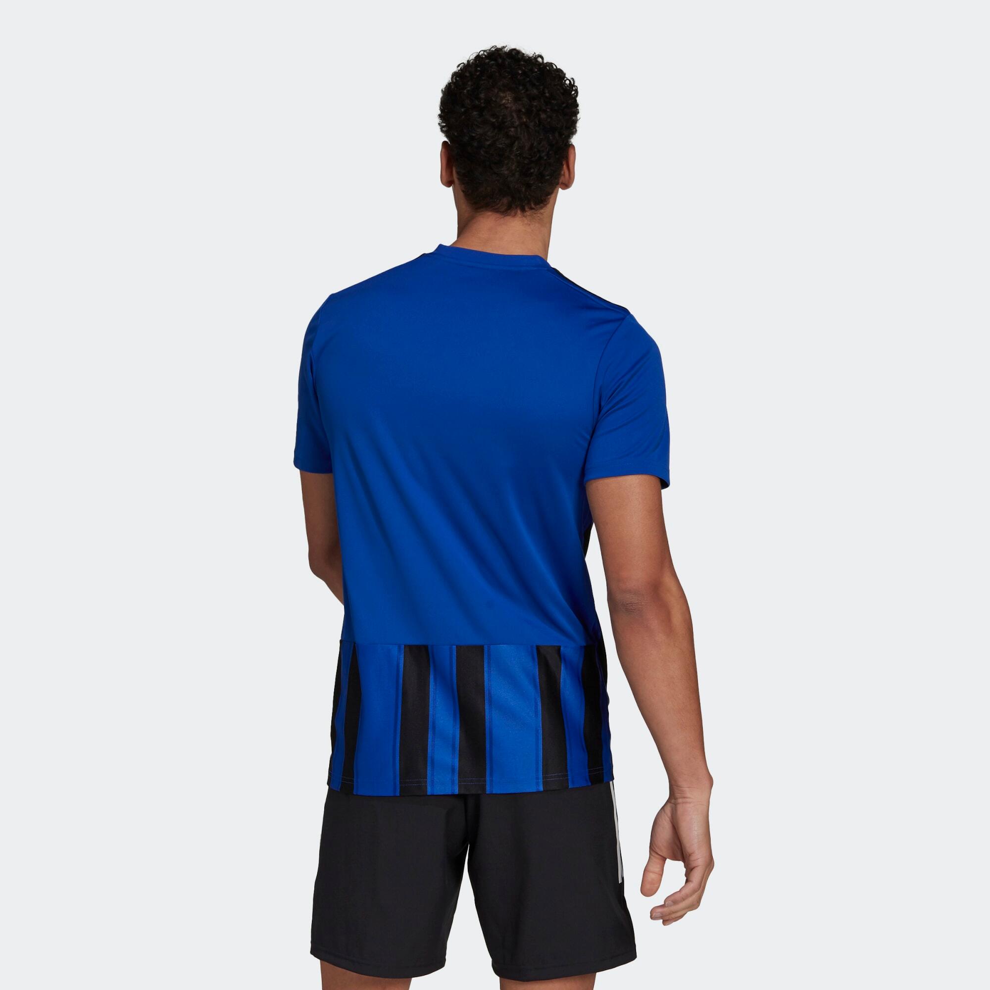 T-Shirt Homem Adidas Striped 21 Azul 4/5