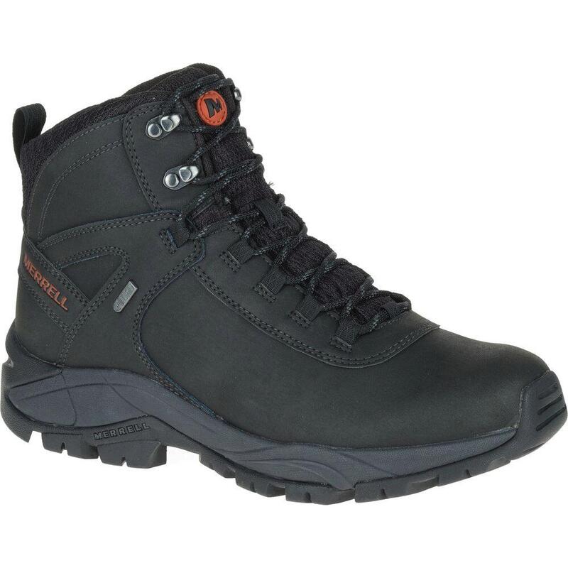 Zapatos Casual De Hombre Merrell Vego Mid Ltr Wp Black Negro