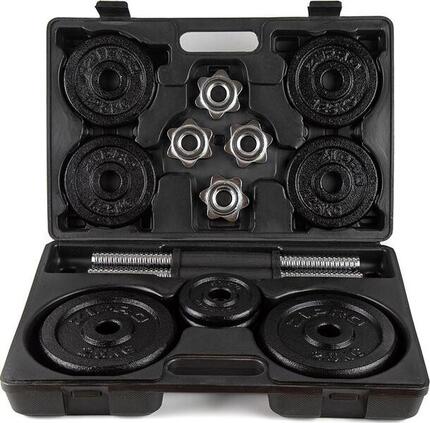 Zipro Gusseisen-Hantelset im Koffer