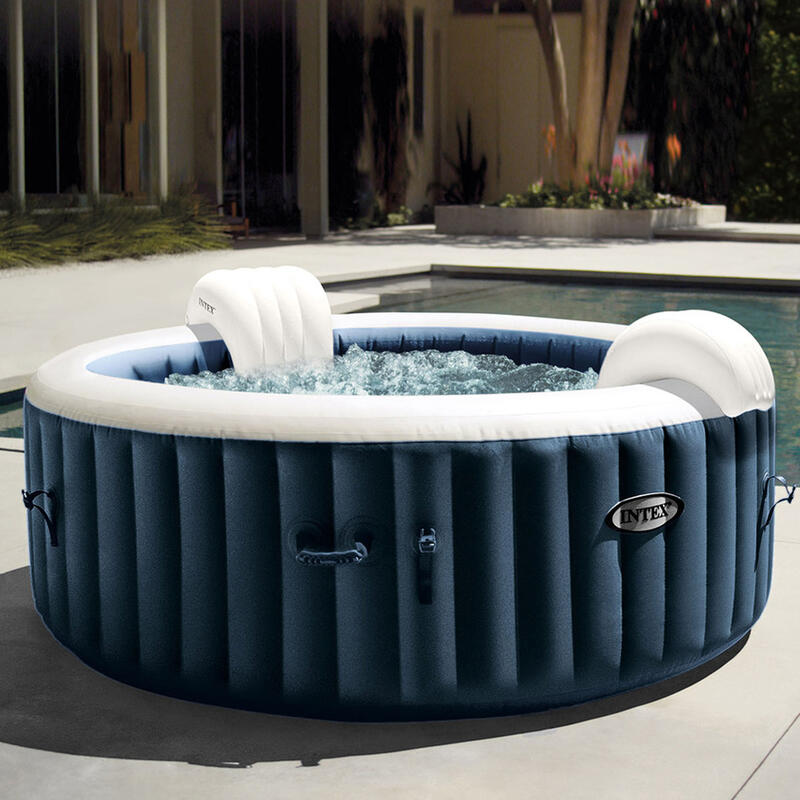 Spa jacuzzi inflável INTEX 4 pessoas Bubble Massage Navy