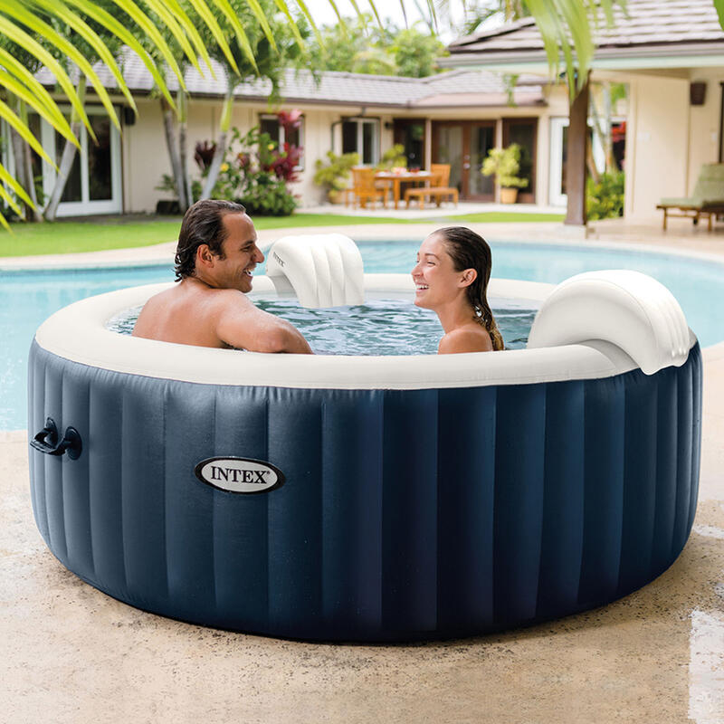 Spa jacuzzi inflável INTEX 4 pessoas Bubble Massage Navy