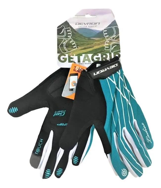 Manusi Ciclism Devron 9582 Ladies Touch D-Grip - Turcoaz 2/3