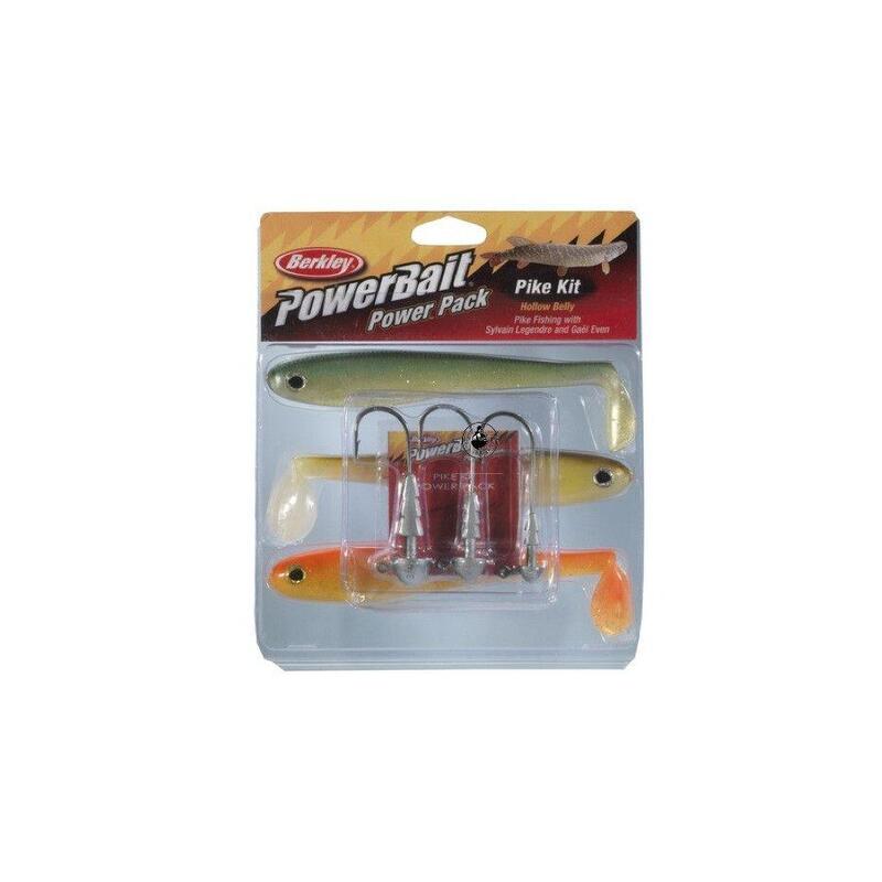 Kit Berkley Powerbait Pike Hollow Belly Pro Pack