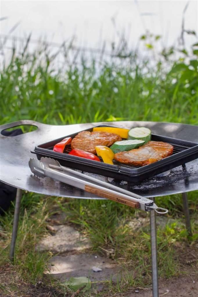 Petromax Pince à griller et à charbon de bois grande 6/6