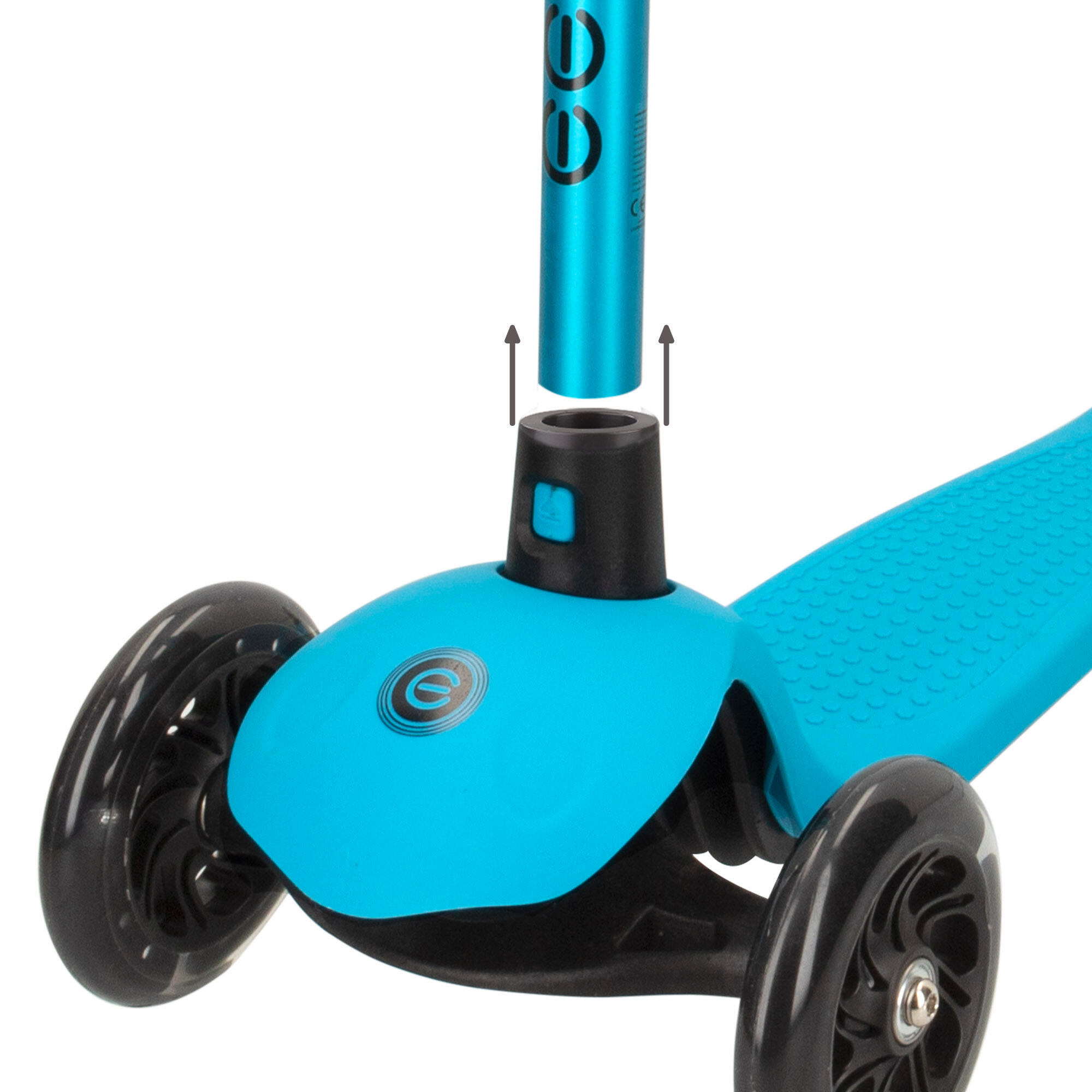 Scooter à 3 roues bleu avec guidon amovible EEZI 4/5