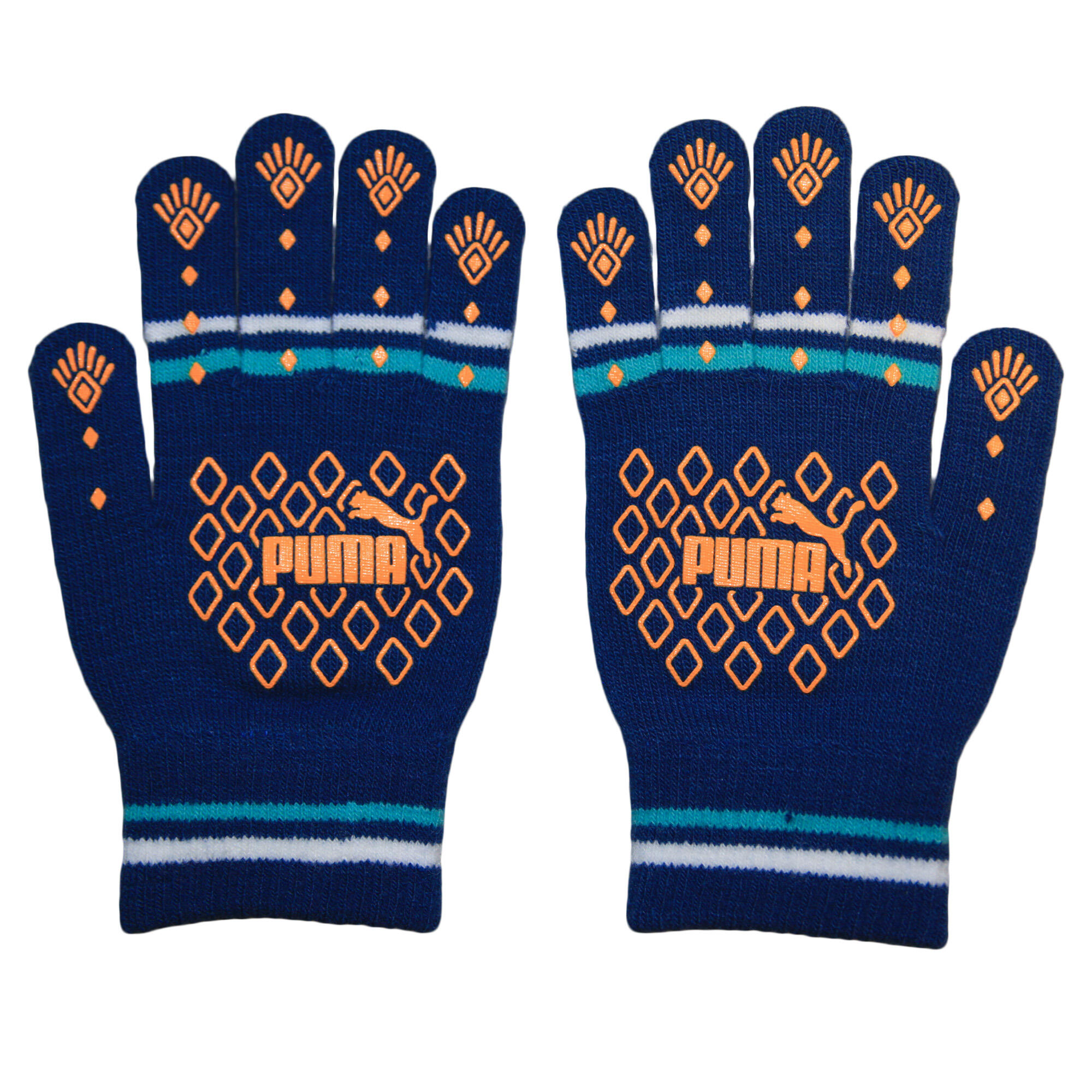 Womens/Ladies Diamond Gloves (Navy) 2/3