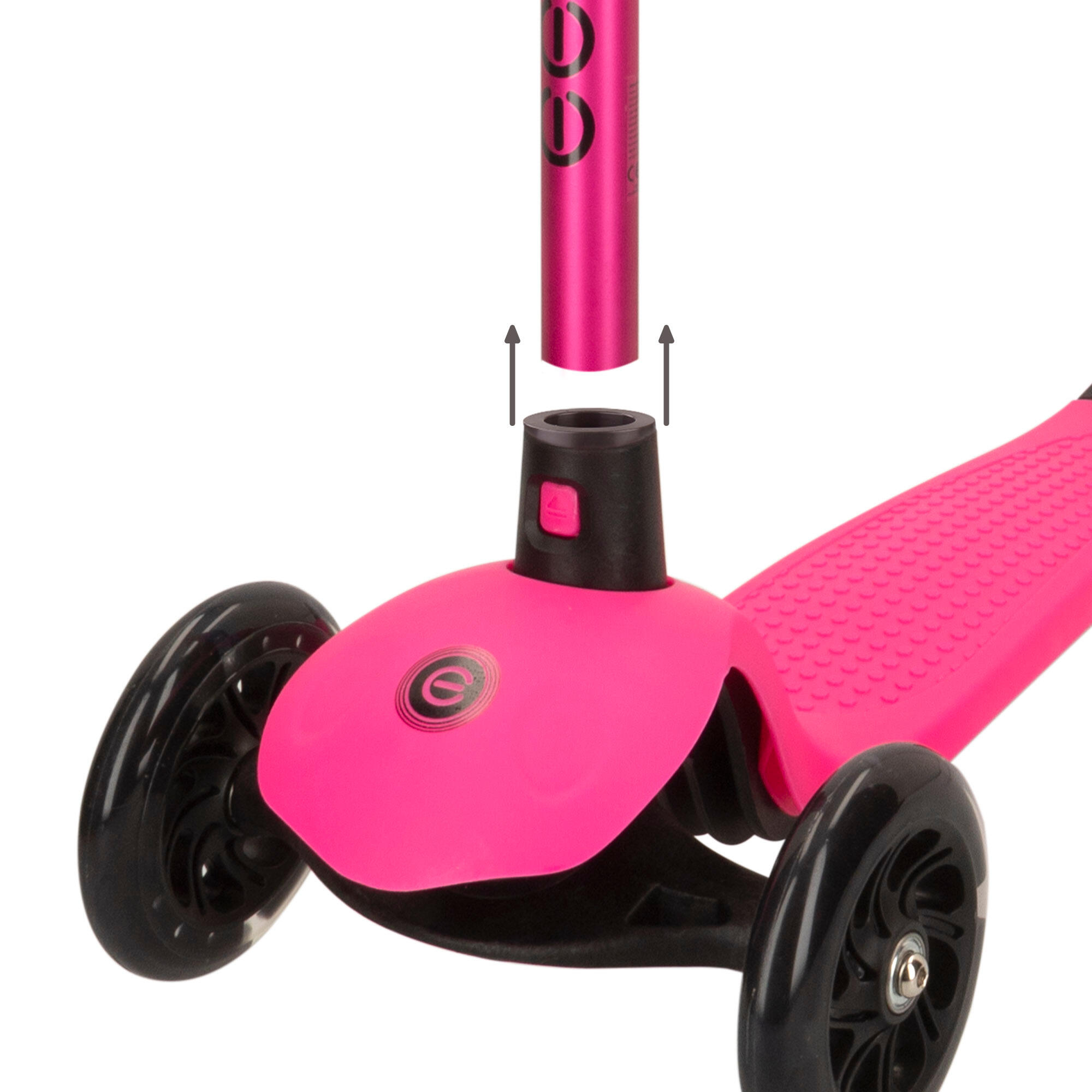Scooter à 3 roues fuchsia avec guidon amovible EEZI 4/5