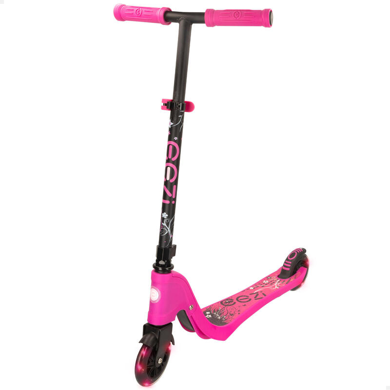 Patinete Deportivo Rosa cruedas luminosas eezi cb riders 54137 para niños con 2 infantil