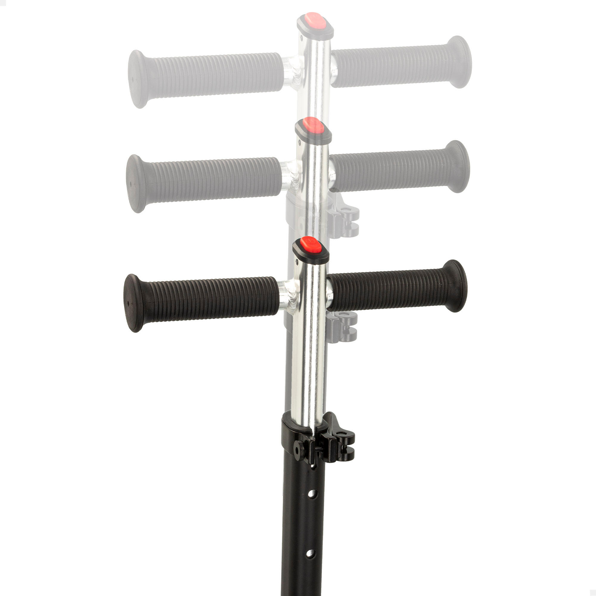 Scooter à 3 roues blanc avec lumières multicolores personnalisables EEZI 3/5