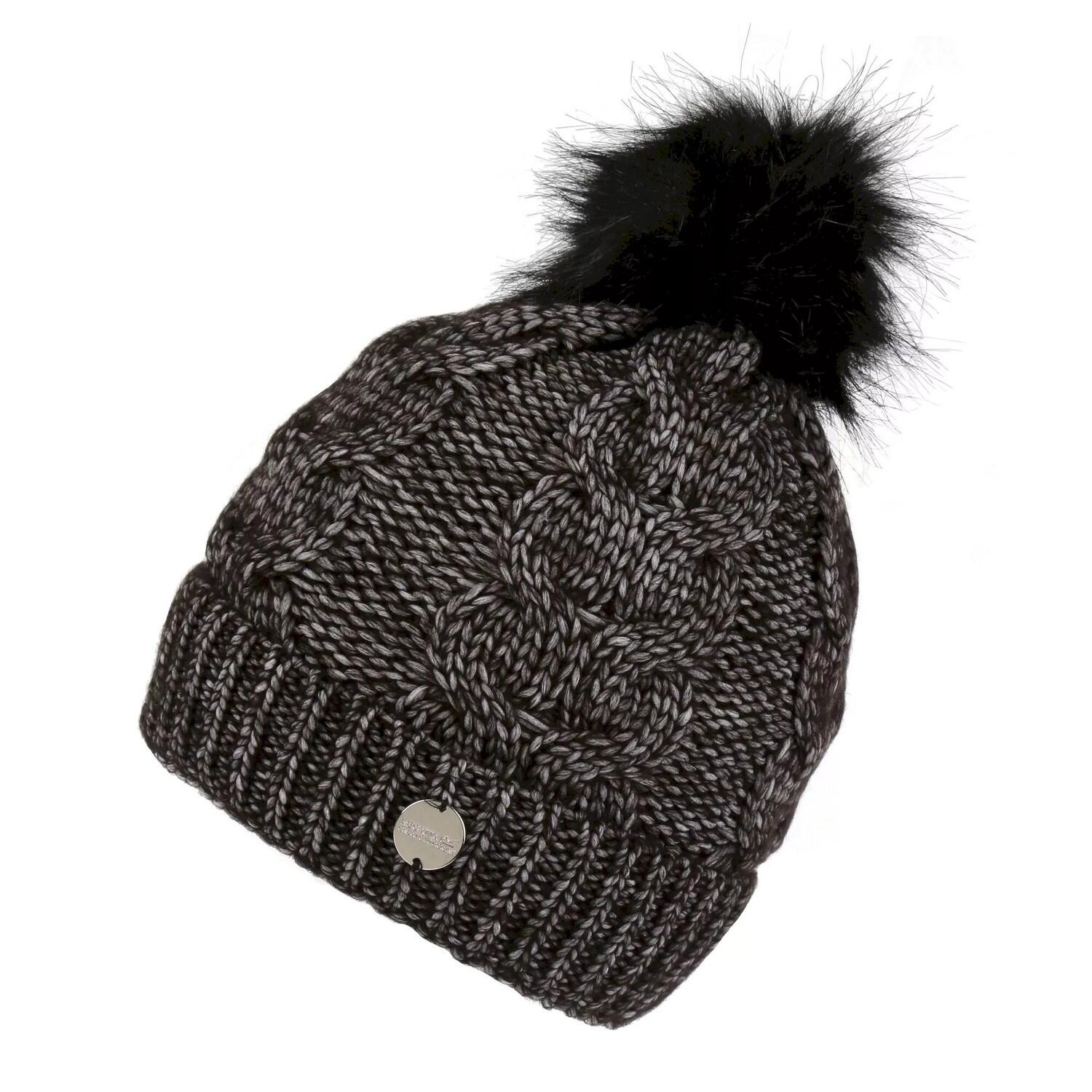REGATTA Dames Lovella III Bobble muts (Zwart)