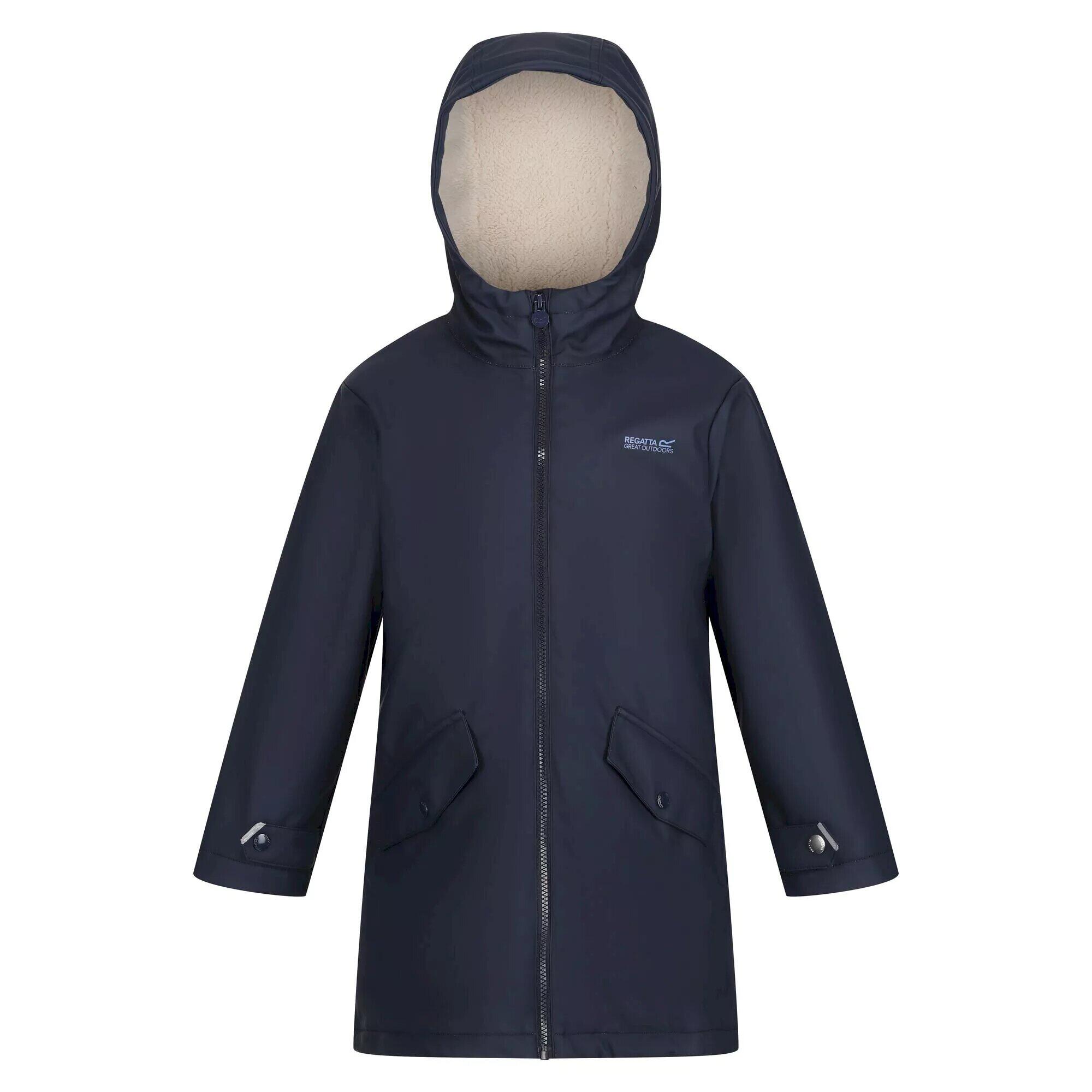 REGATTA Childrens/Kids Brynlee Plain Waterproof Jacket (Navy)