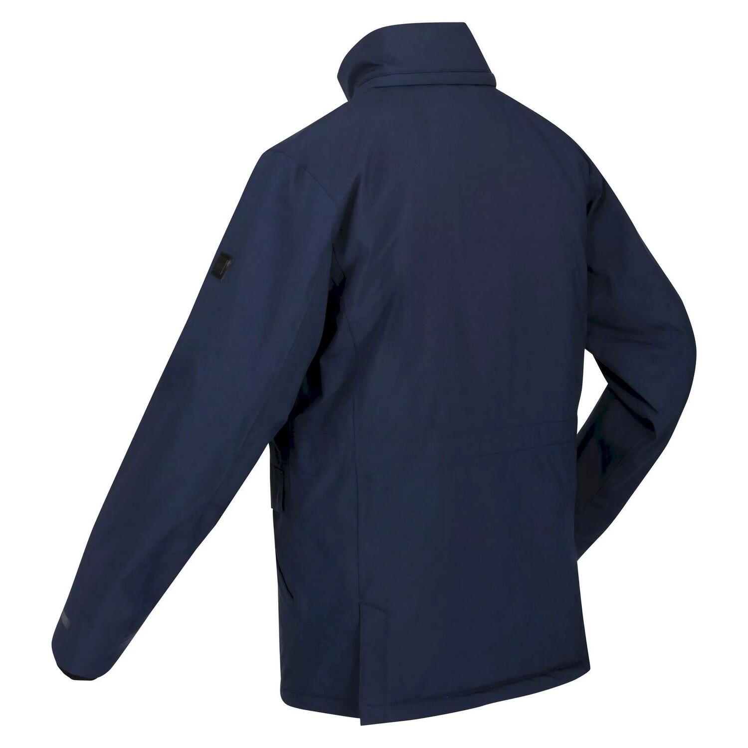 Mens Edin Waterproof Jacket (Navy) 4/5