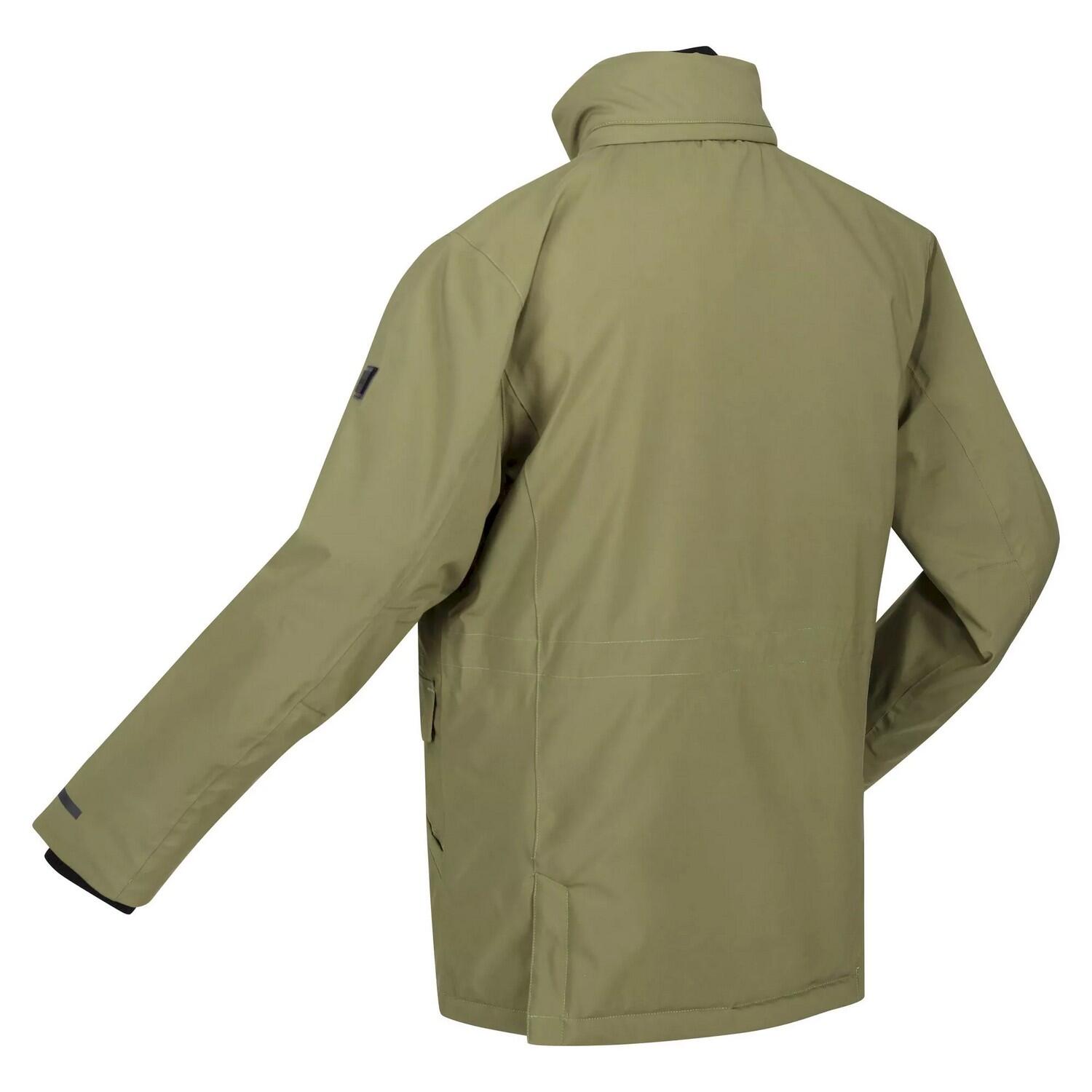 EDIN Men's Waterproof Jacket (Khaki Green)