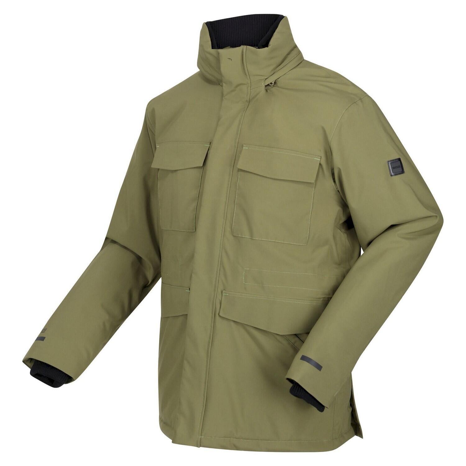 EDIN Men's Waterproof Jacket (Khaki Green)