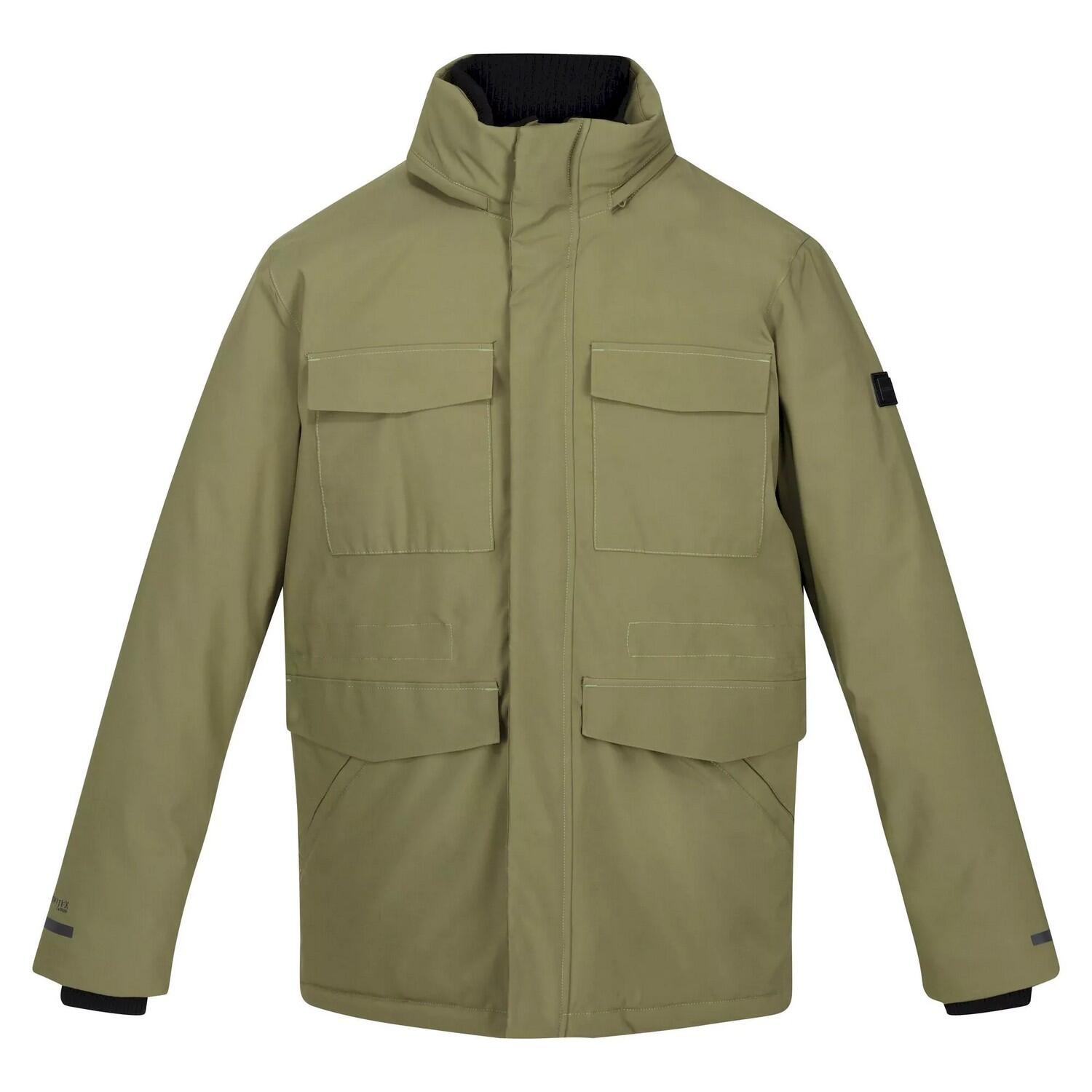 EDIN Men's Waterproof Jacket (Khaki Green)